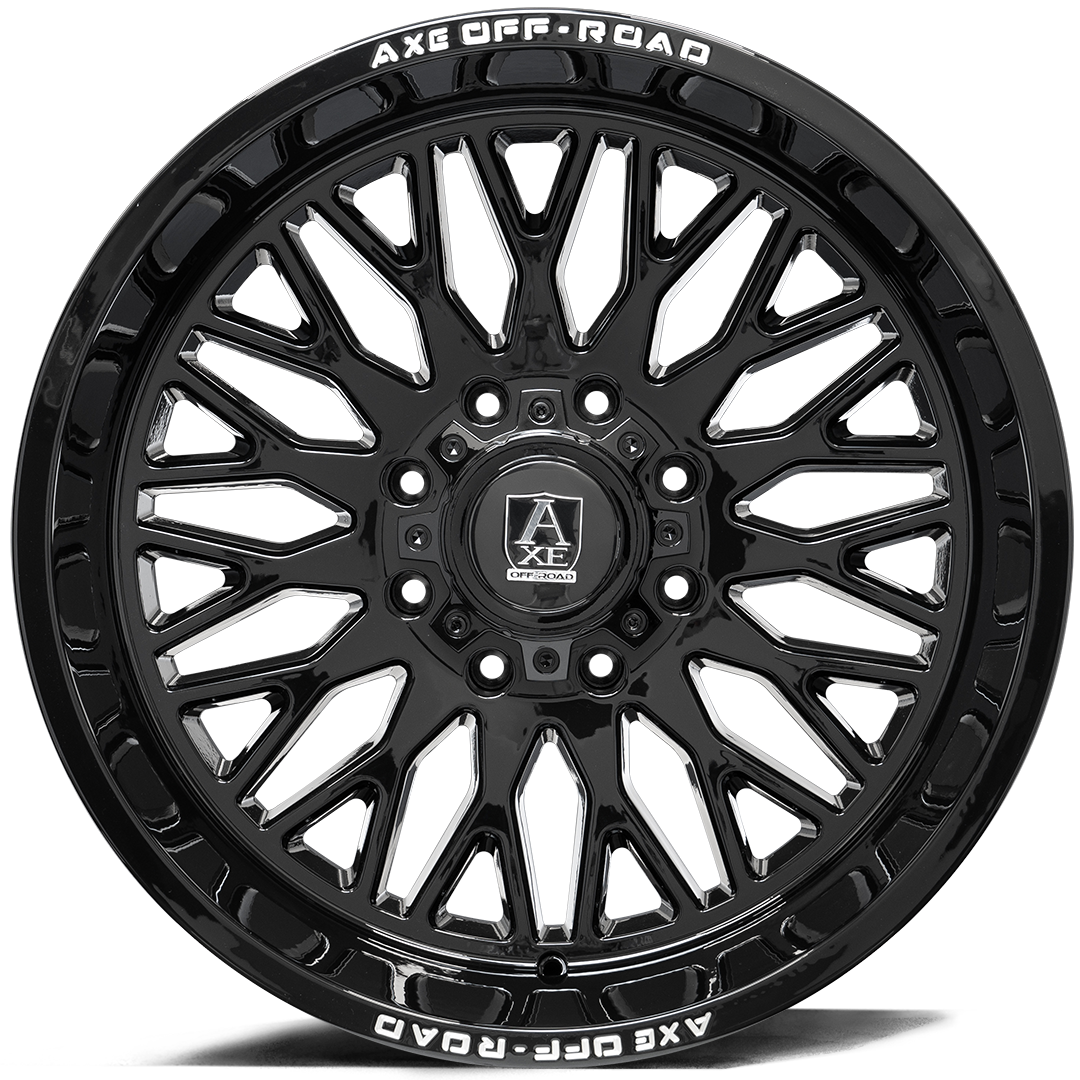 22x12 Axe Kratos Gloss Black Wheel 6x135/6x5.5 (-44mm)
