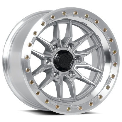17x9 Lock Off-Road Krawler Machine With Clear Coat Wheel 6x135 (0mm)
