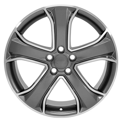 20x9.5 OE Wheels LR08 Gunmetal Machined Wheel 5x120 (53mm)
