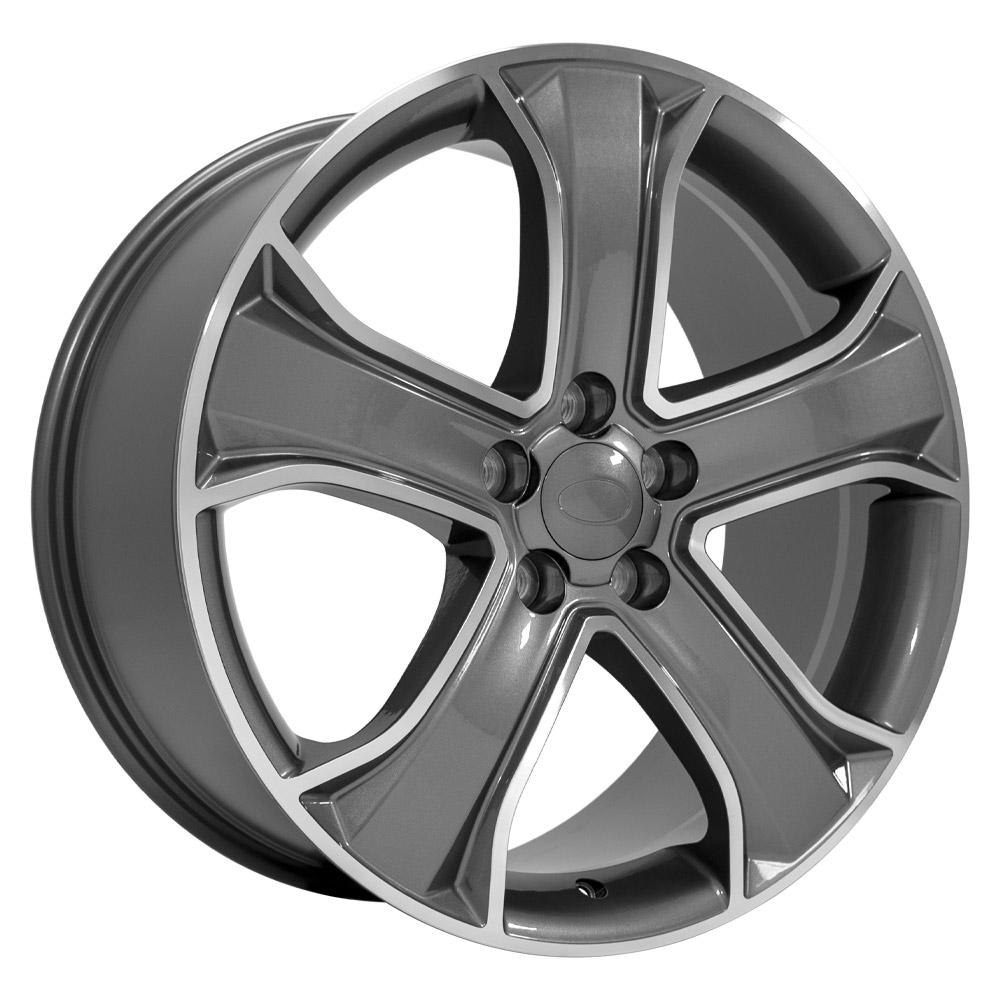 20x9.5 OE Wheels LR08 Gunmetal Machined Wheel 5x120 (53mm)