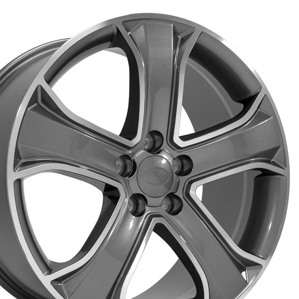 20x9.5 OE Wheels LR08 Gunmetal Machined Wheel 5x120 (53mm)