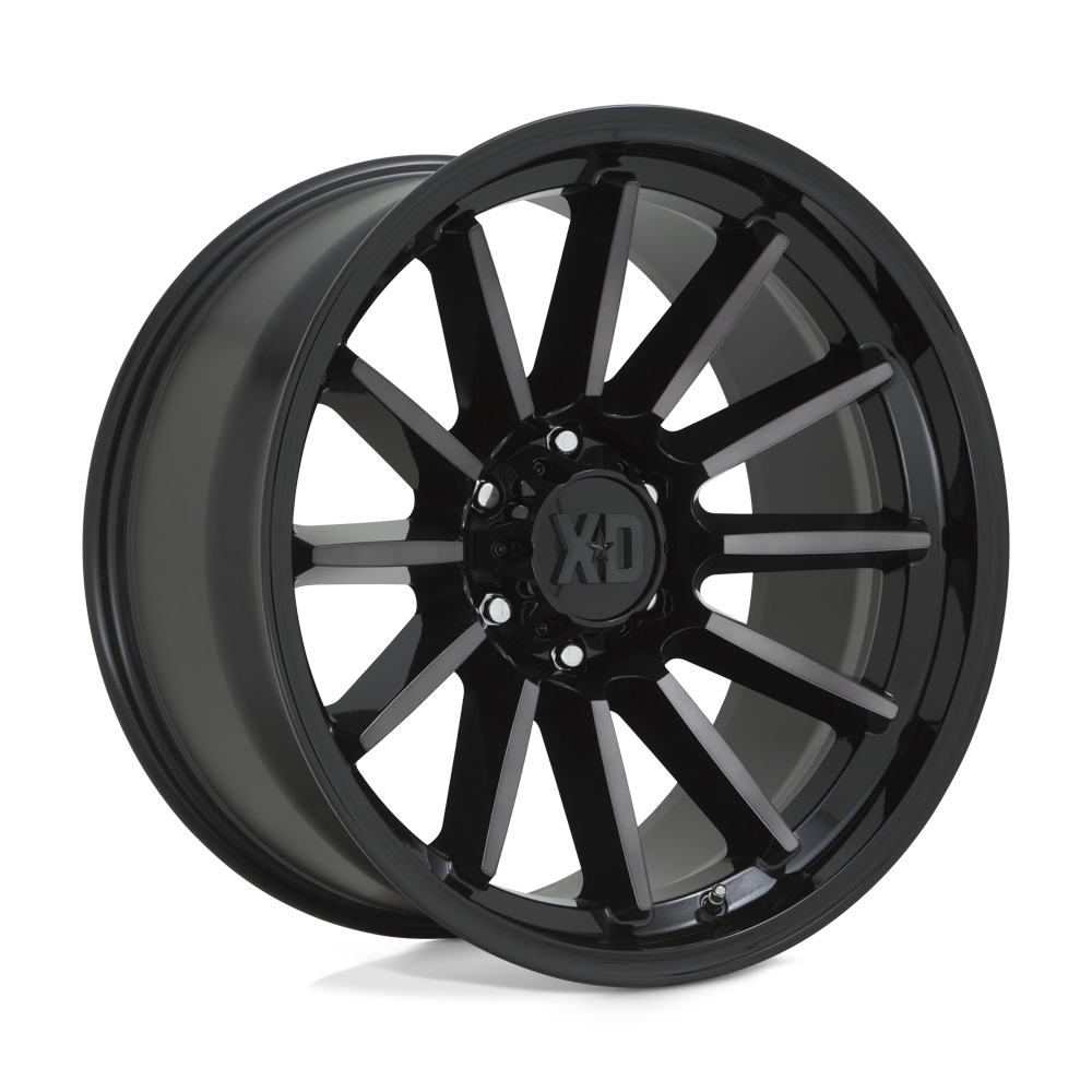 17x9 XD XD855 Luxe Gloss Black Machined With Gray Tint Wheel 5x5 (0mm)