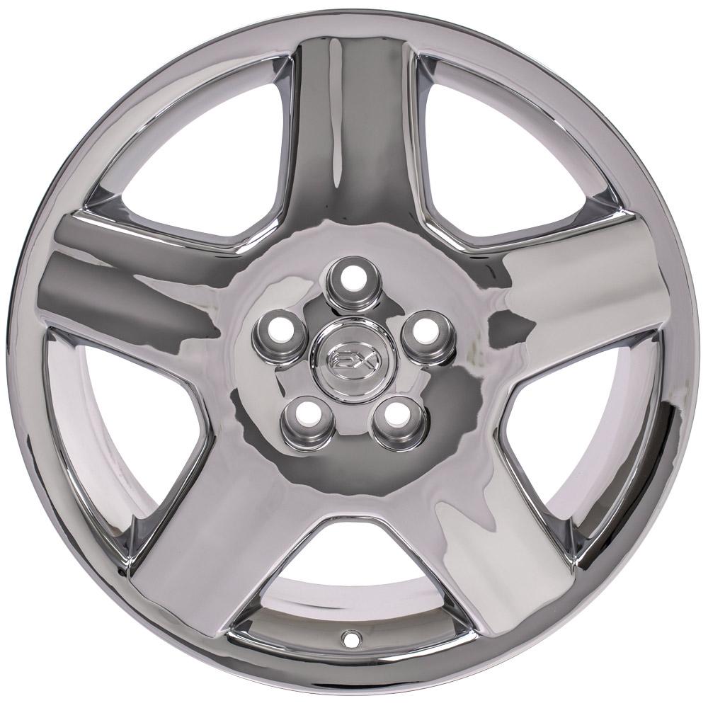 18x7.5 OE Wheels LX02 Chrome Wheel 5x4.5 (45mm)