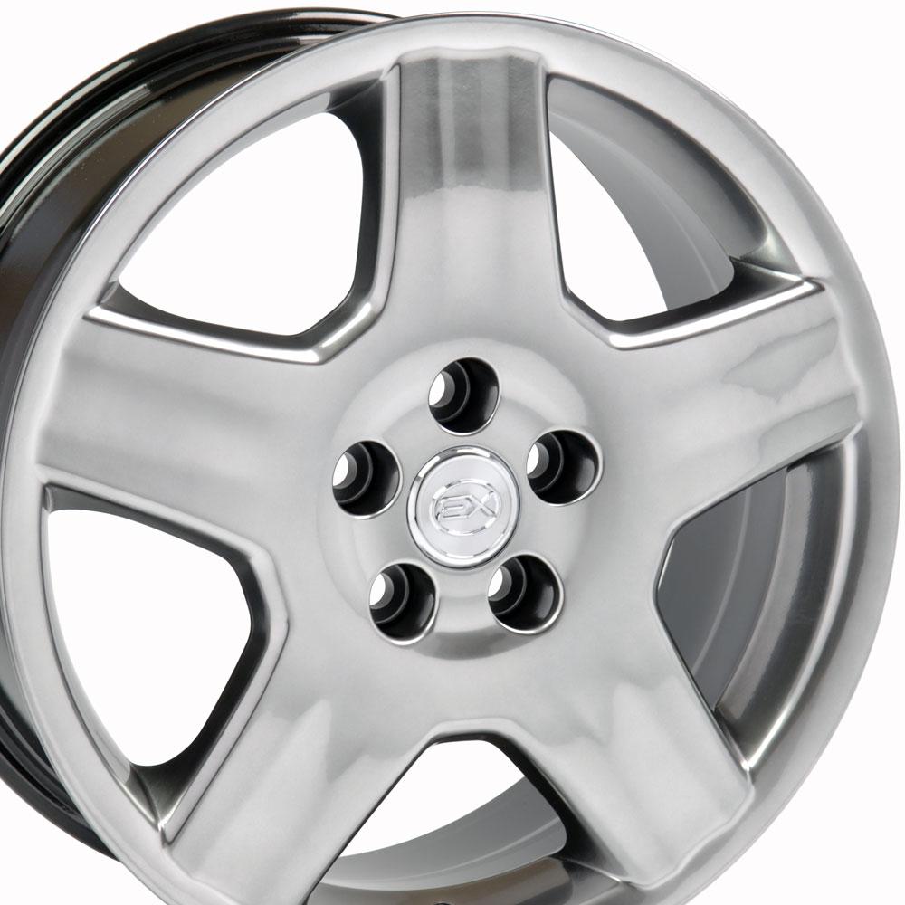 18x7.5 OE Wheels LX02 Hyper Black Wheel 5x4.5 (45mm)