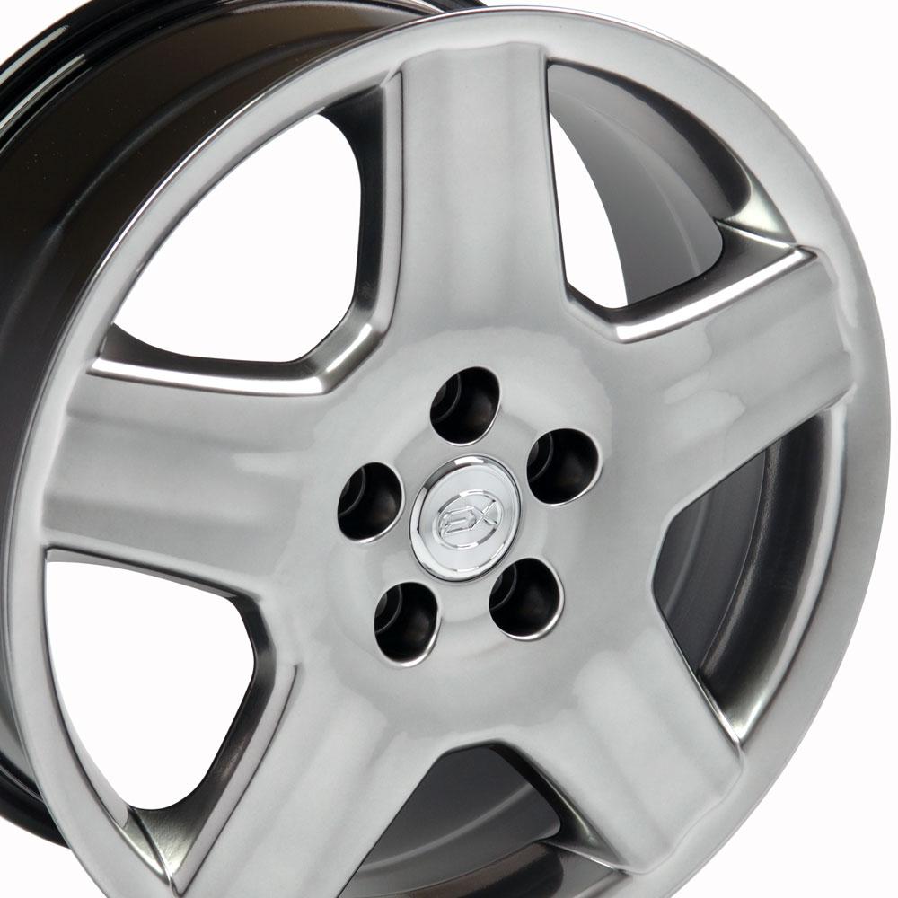 18x7.5 OE Wheels LX02 Hyper Black Wheel 5x4.5 (45mm)