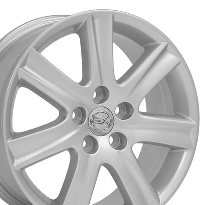 17x7 OE Wheels LX12 Silver Wheel 5x4.5 (45mm)
