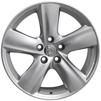 18x8 OE Wheels LX19 Hyper Silver Wheel 5x4.5 (35mm)