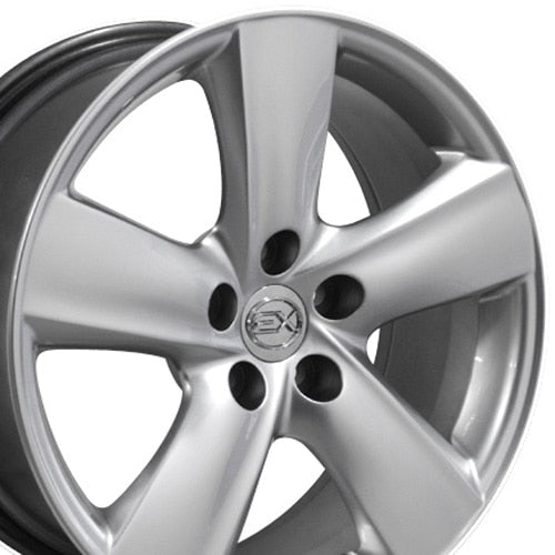 18x8 OE Wheels LX19 Hyper Silver Wheel 5x4.5 (35mm)