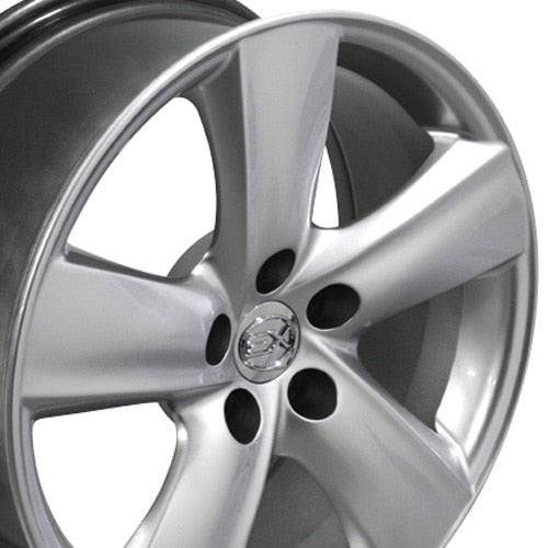 18x8 OE Wheels LX19 Hyper Silver Wheel 5x4.5 (35mm)