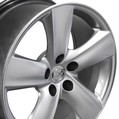 18x8 OE Wheels LX19 Hyper Silver Wheel 5x4.5 (35mm)