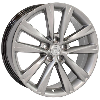 19x7.5 OE Wheels LX24 Hyper Silver Wheel 5x4.5 (35mm)