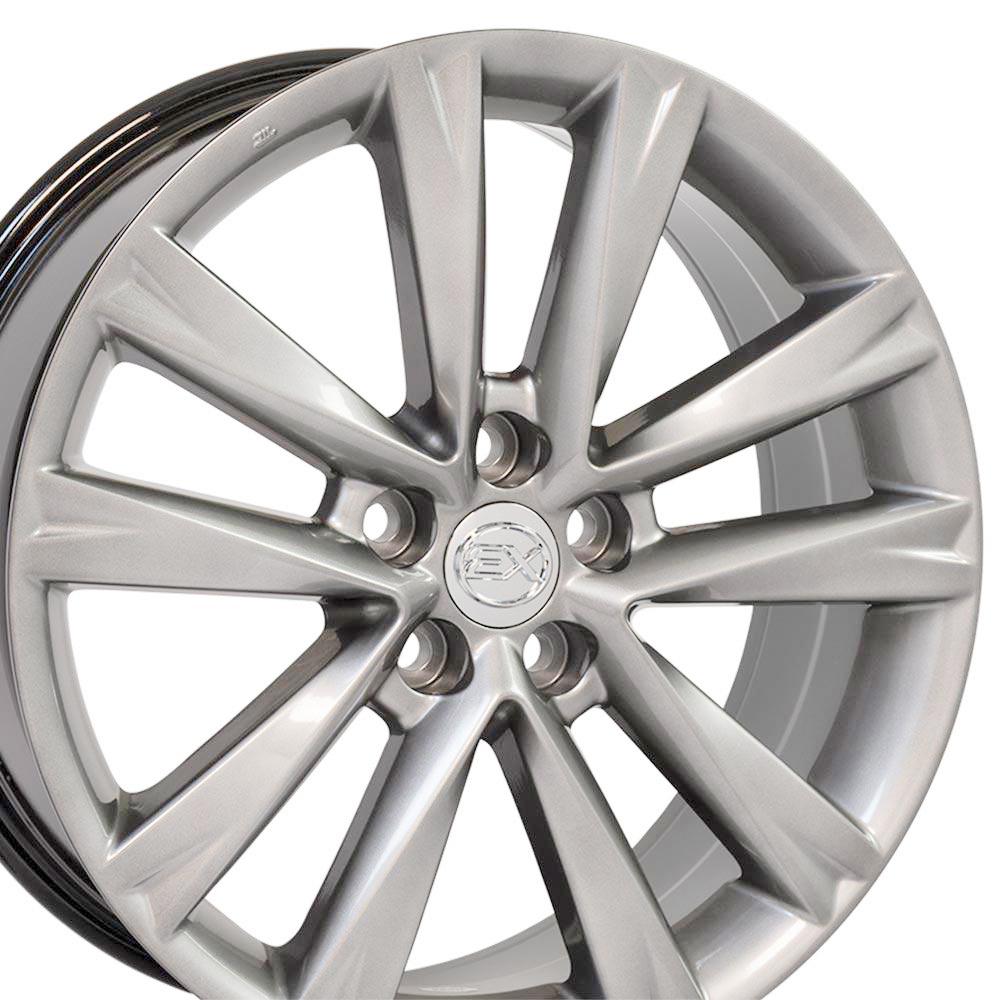 19x7.5 OE Wheels LX24 Hyper Silver Wheel 5x4.5 (35mm)