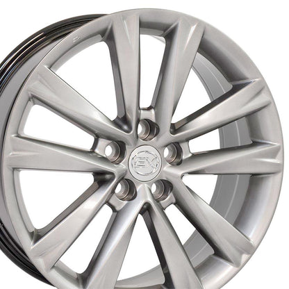 19x7.5 OE Wheels LX24 Hyper Silver Wheel 5x4.5 (35mm)