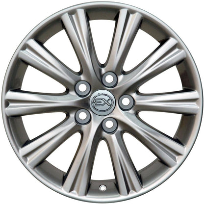 17x7 OE Wheels LX43 Hyper Silver Wheel 5x4.5 (45mm)