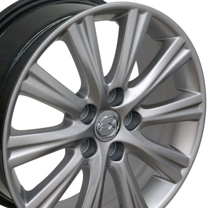 17x7 OE Wheels LX43 Hyper Silver Wheel 5x4.5 (45mm)