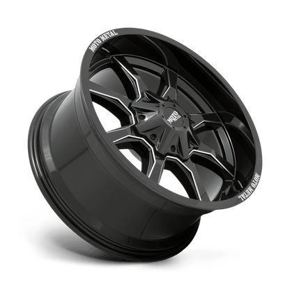 18x9 Moto Metal MO970 Gloss Black With Milled Spoke Wheel 5x5.5/5x150 (18mm)