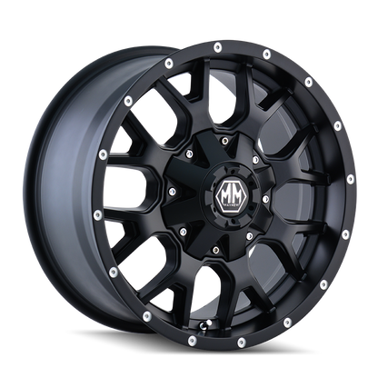 17x9 Mayhem 8015 Warrior Matte Black Wheel 8x170 (18mm)