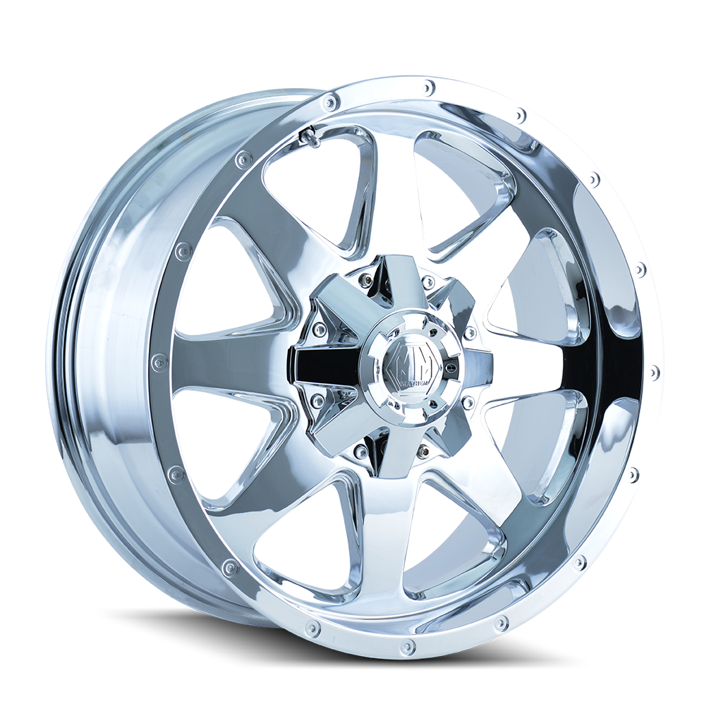 17x9 Mayhem Tank Chrome Wheel 5x4.5/5x5 (-12mm)