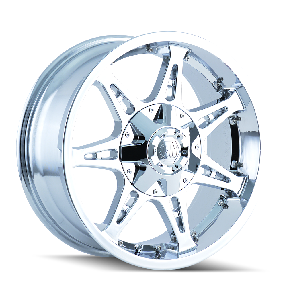 20x12 Mayhem Missile Chrome Wheel 5x5/5x5.5 (-44mm)