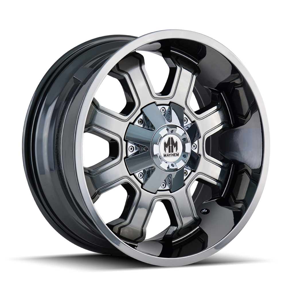 20x10 Mayhem Fierce Chrome Wheel 8x6.5/8x170 (-19mm)