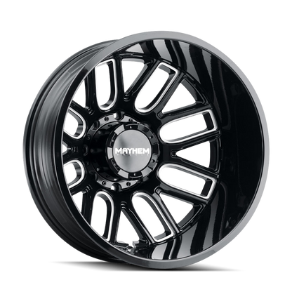 20x9 Mayhem 8107 Cogent Gloss Black Milled Wheel 8x6.5 (0mm)