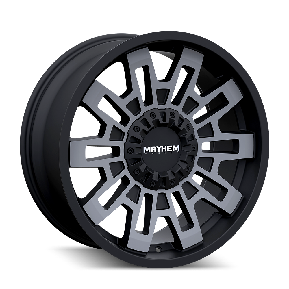 20x9 Mayhem Cortex Matte Black W/Dark Tint Wheel 5x5.5/5x150 (0mm)