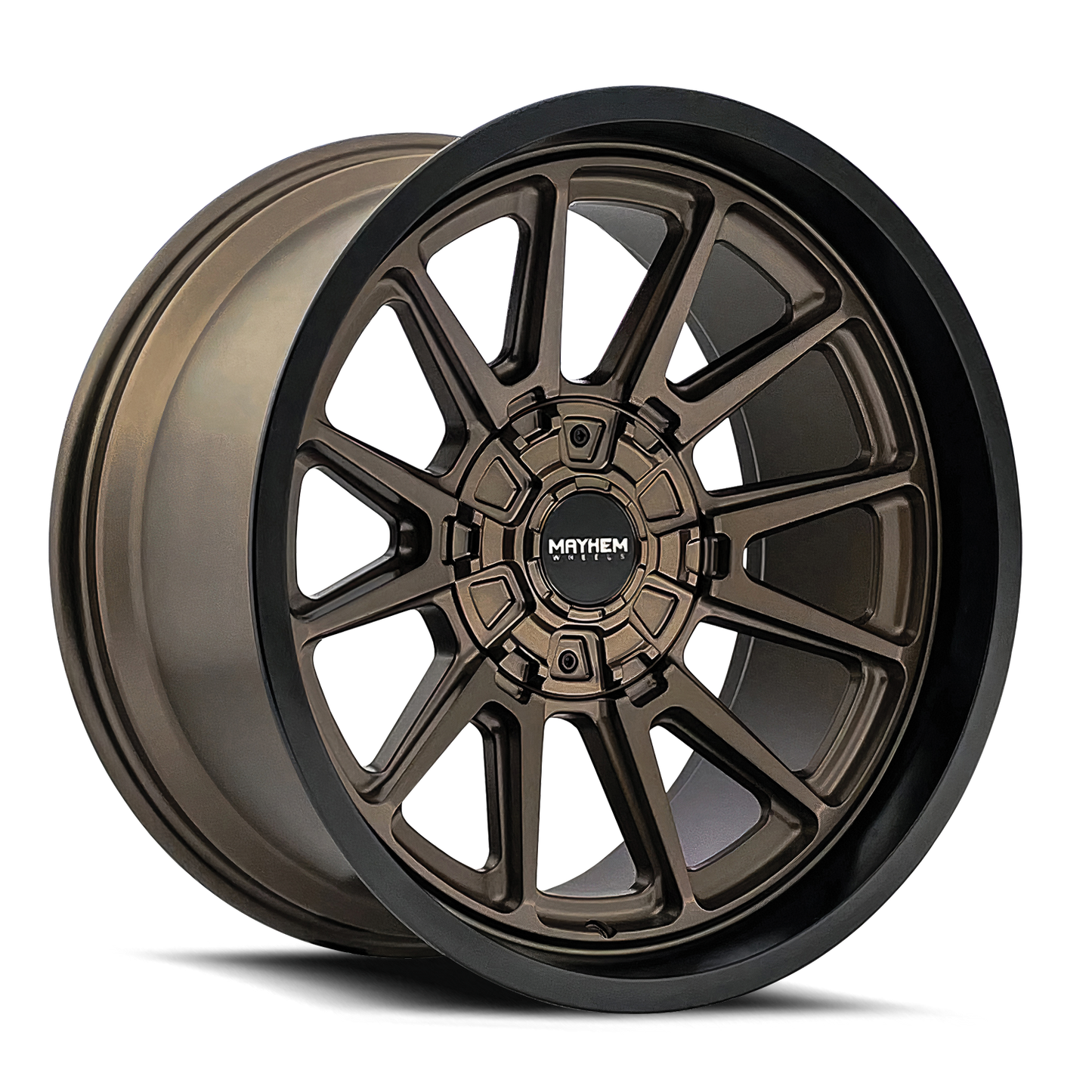 18x9 Mayhem 8116 Intrepid Satin Bronze Wheel 5x5/5x5.5 (-12mm)