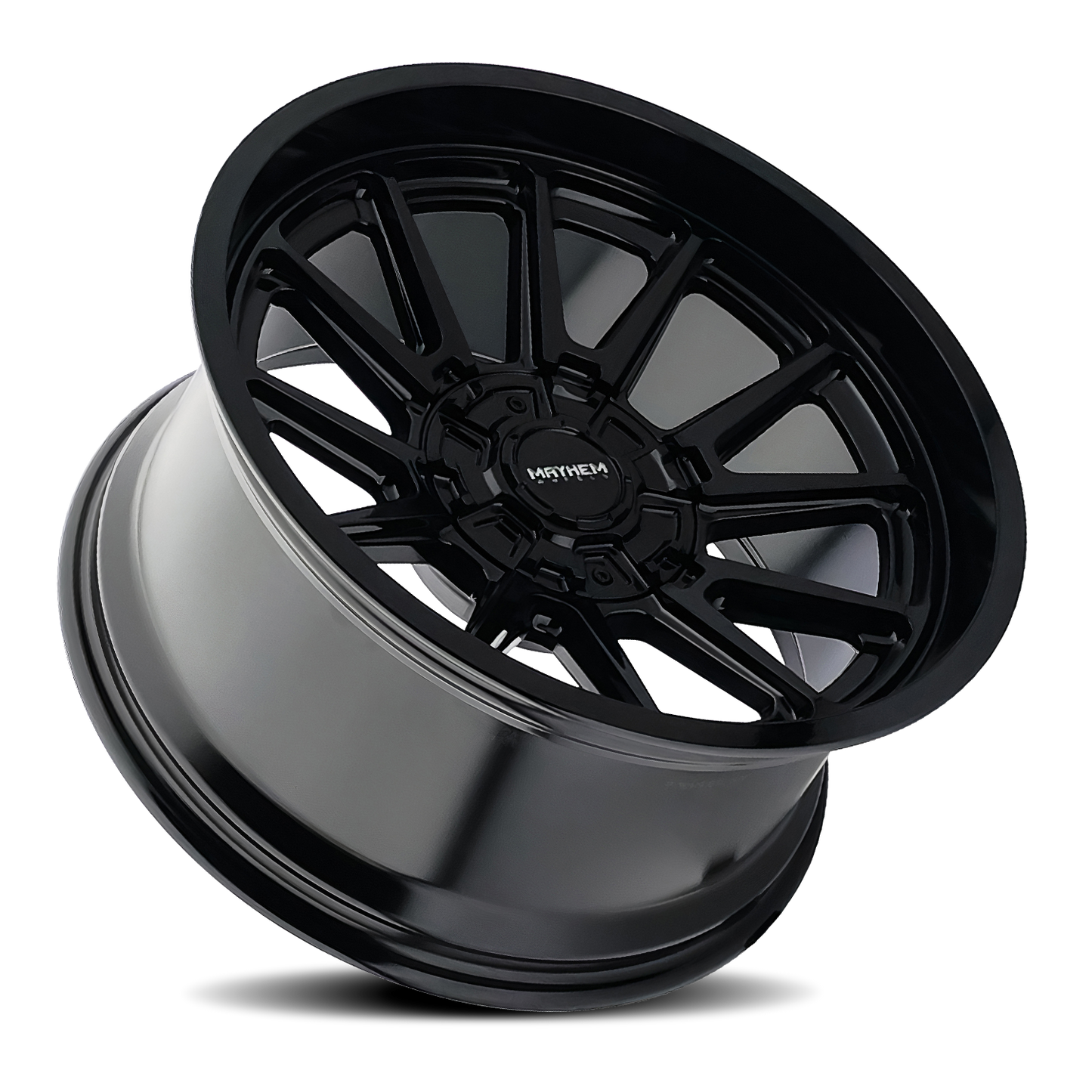 20x10 Mayhem 8116 Intrepid Gloss Black Wheel 5x5/5x5.5 (-24mm)