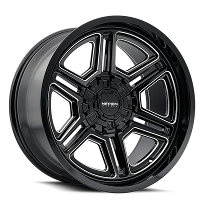 20x10 Mayhem 8117 Hermosa Gloss Black Milled Wheel 8x170 (-25mm)