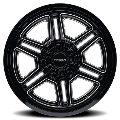 20x10 Mayhem 8117 Hermosa Gloss Black Milled Wheel 8x170 (-25mm)