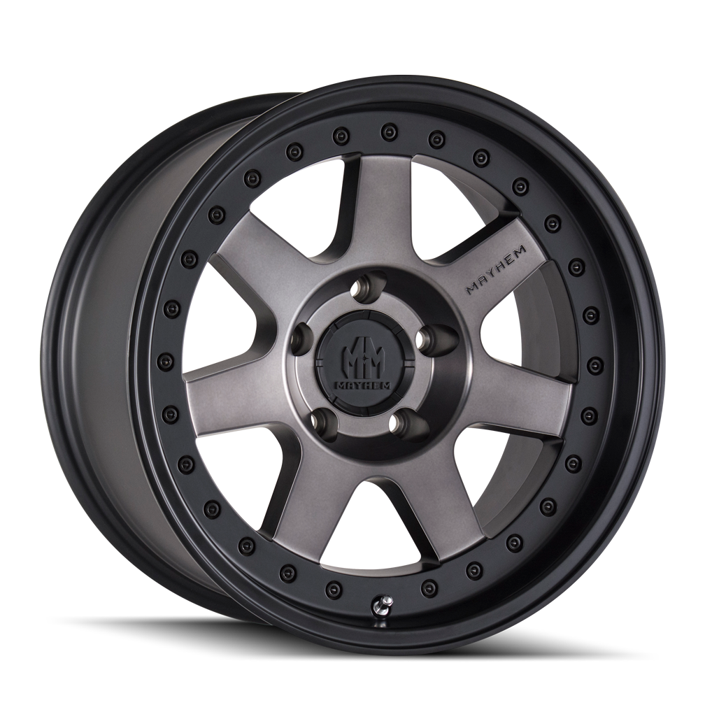 20x9 Mayhem Prodigy Matte Black W/Dark Tint Wheel 8x6.5 (0mm)
