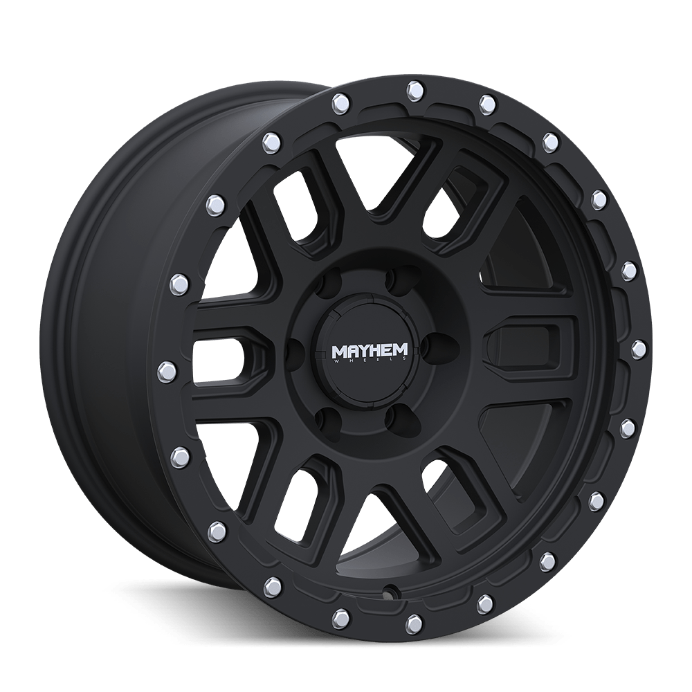 17x9 Mayhem Delta Matte Black Wheel 6x5.5 (0mm)
