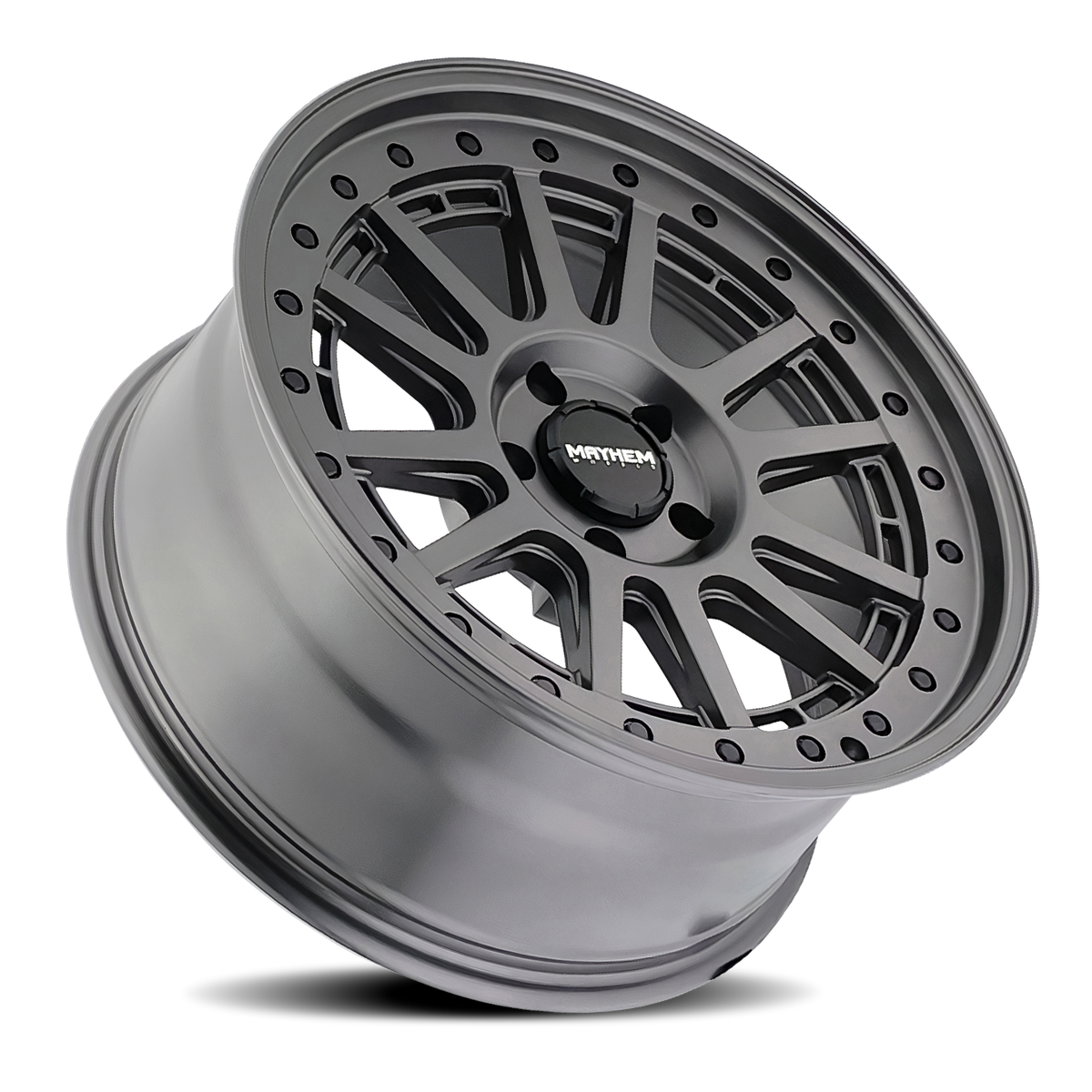15x7 Mayhem Compass Matte Gunmetal Wheel 5x100 (15mm)