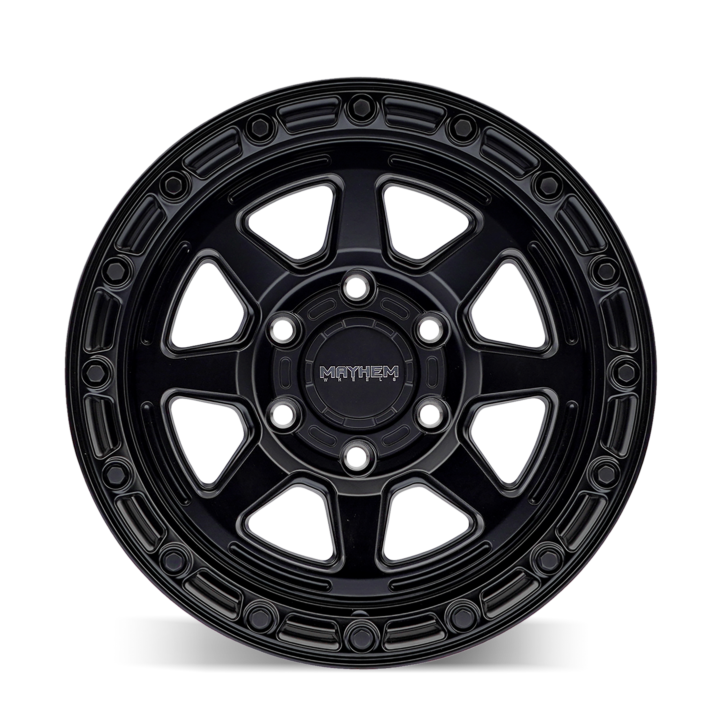 20x9 Mayhem 8306 Ridgeline Satin Black Wheel 6x5.5 (18mm)