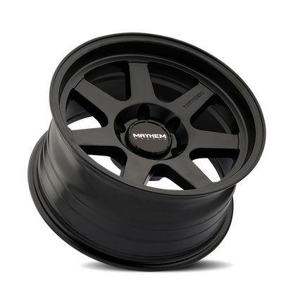 17x9 Mayhem 8307 Convoy Satin Black Wheel 5x5 (-6mm)