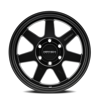 17x9 Mayhem 8307 Convoy Satin Black Wheel 5x5 (-6mm)