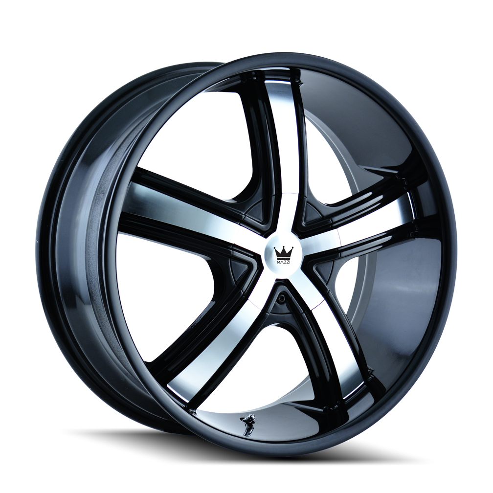 18x7.5 Mazzi Boost Black/Machined Wheel 4x100/4x4.5 (40mm)