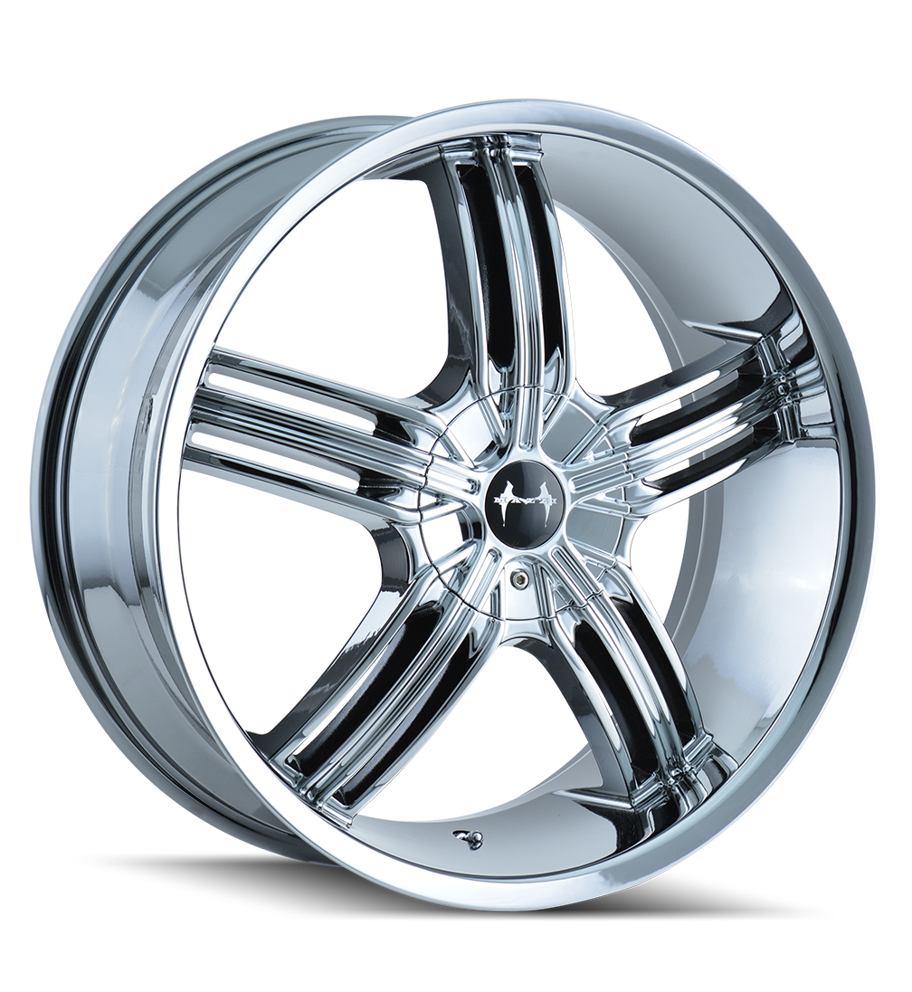 18x7.5 Mazzi Galaxy Chrome Wheel 4x100/4x4.5 (40mm)