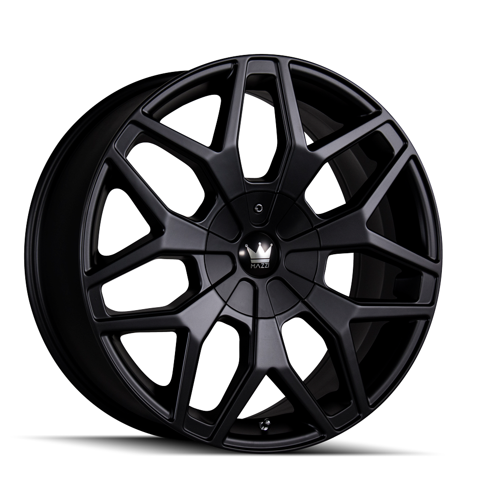 20x8.5 Mazzi Profile Matte Black Wheel 5x110/5x115 (35mm)