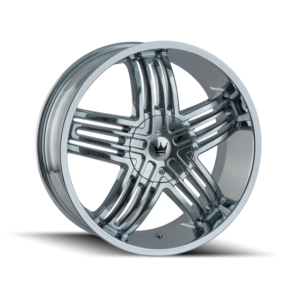 20x8.5 Mazzi Entice Chrome Wheel 5x112/5x120 (35mm)