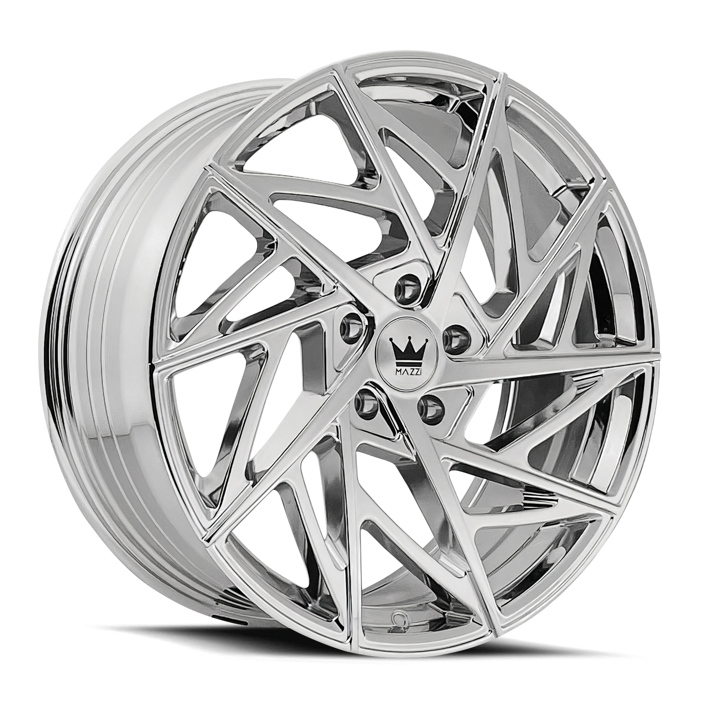 20x8.5 Mazzi 377 Freestyle Chrome Wheel 5x120 (35mm)