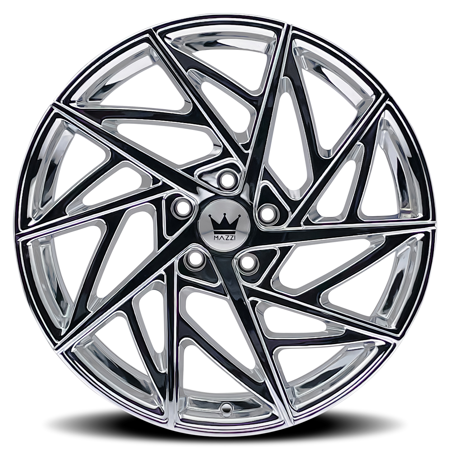 20x8.5 Mazzi 377 Freestyle Chrome Wheel 5x120 (35mm)