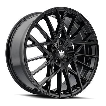 18x8 Mazzi 378 Jinx Gloss Black Wheel 5x4.5 (40mm)