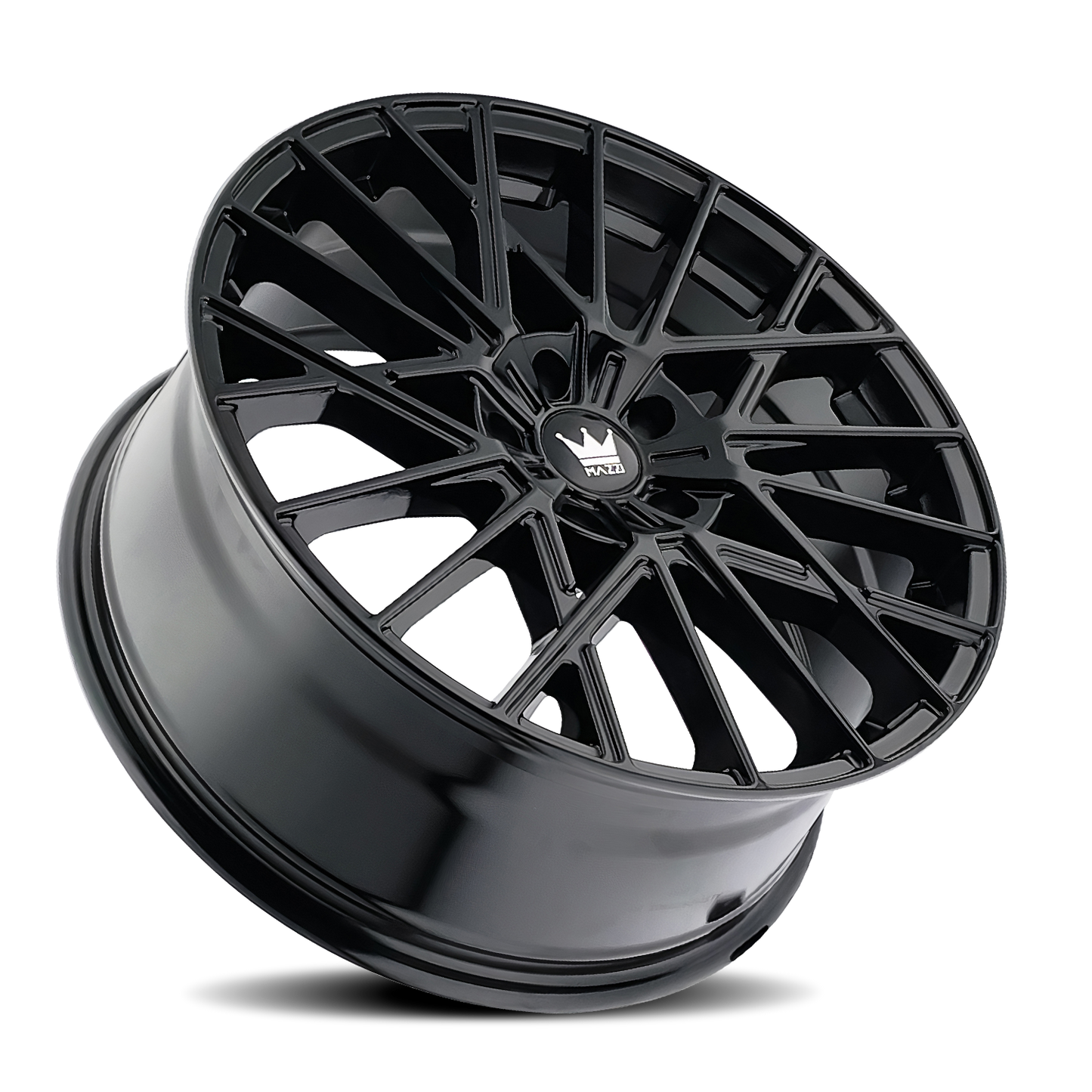 18x8 Mazzi 378 Jinx Gloss Black Wheel 5x4.5 (40mm)