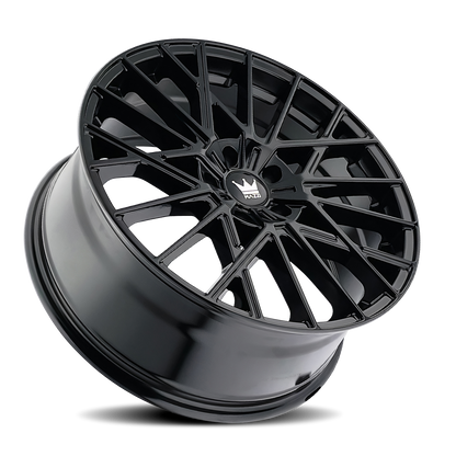 18x8 Mazzi 378 Jinx Gloss Black Wheel 5x4.5 (40mm)