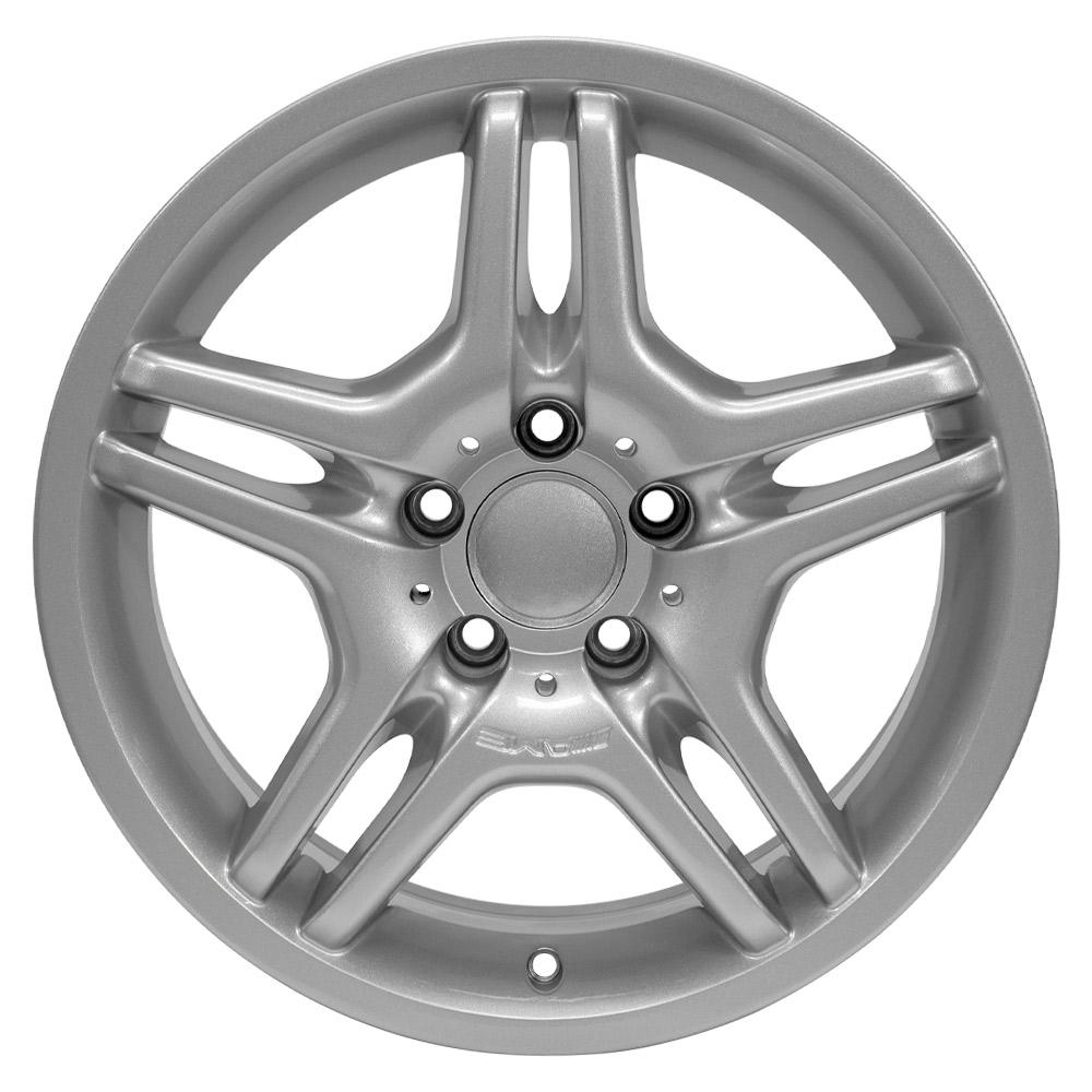 17x7.5 OE Wheels MB02 Silver Wheel 5x112 (35mm)