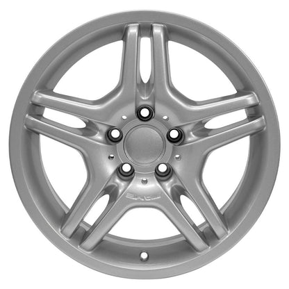 17x7.5 OE Wheels MB02 Silver Wheel 5x112 (35mm)