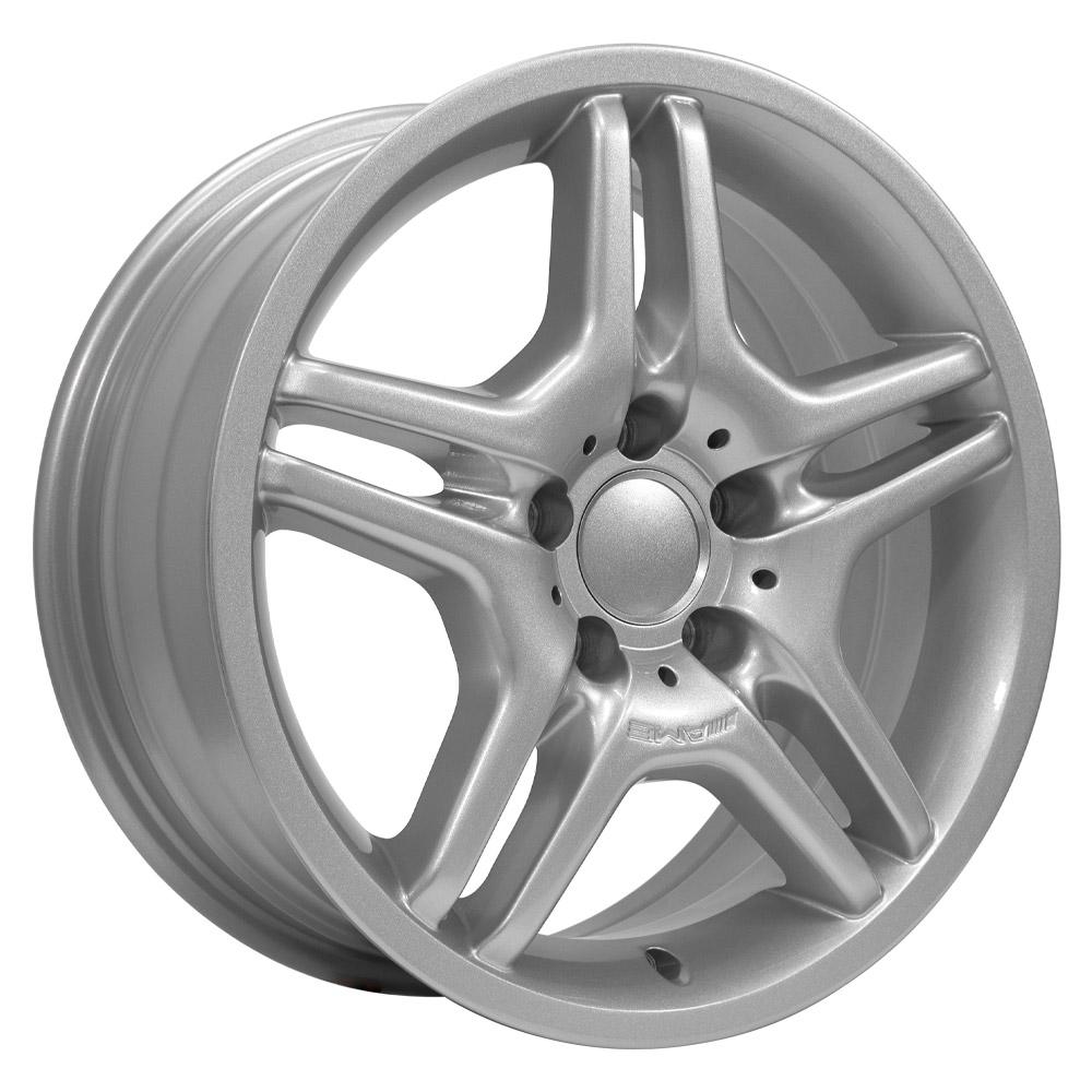 17x7.5 OE Wheels MB02 Silver Wheel 5x112 (35mm)