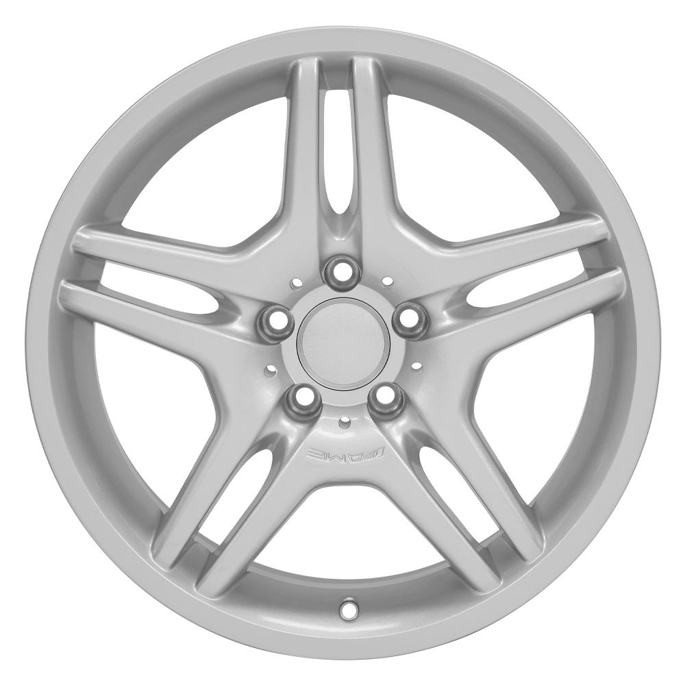 18x8 OE Wheels MB02 Silver Wheel 5x112 (35mm)