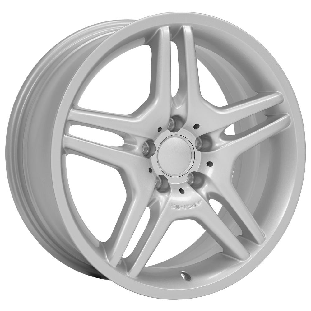 18x8 OE Wheels MB02 Silver Wheel 5x112 (35mm)
